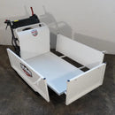 Cassone con sponde scorrevoli, ribaltabili e dumper da 500 kg - Image
